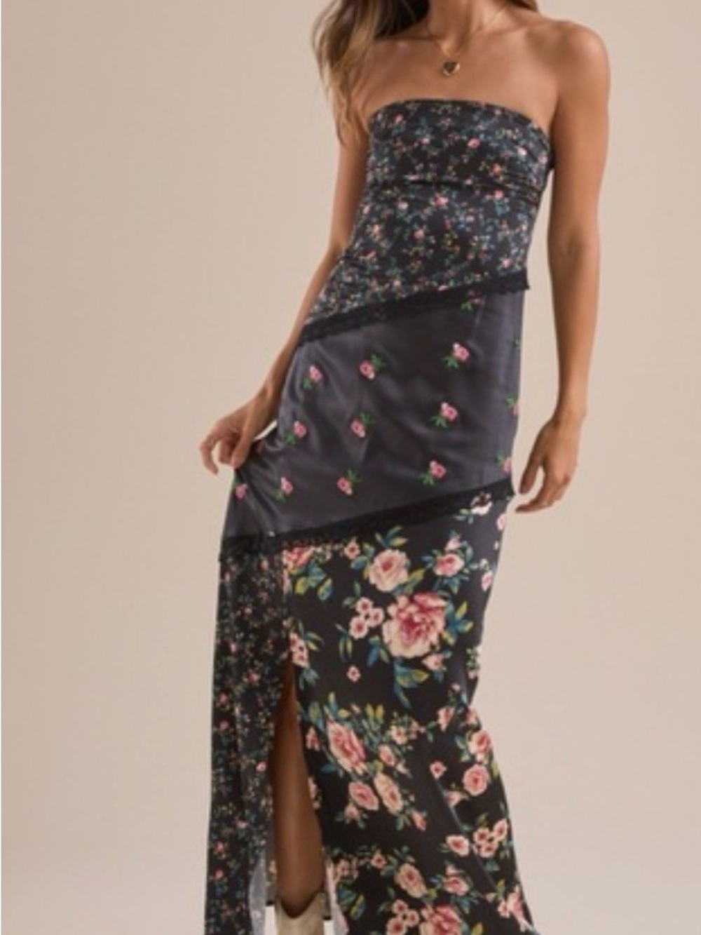 NWT Altar’d State Hanna Floral Maxi Dress